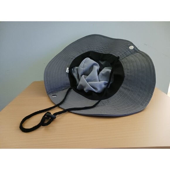Bonnie Sun Summer Hat Gray Ajustable Strap Outdoor One Size - Picture 3 of 3